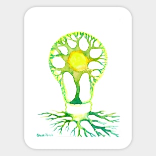 Smart green energy Sticker